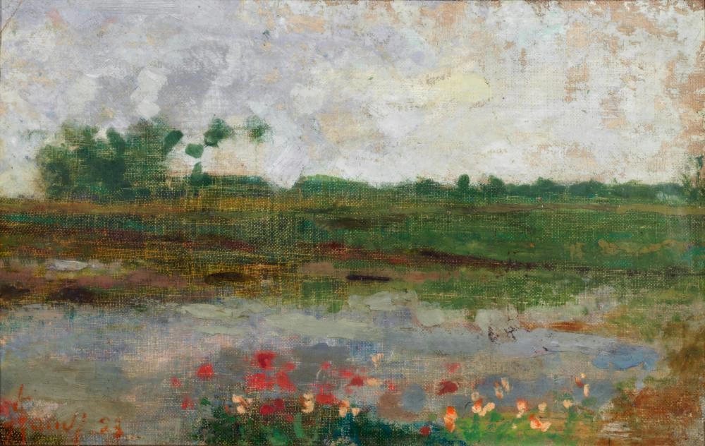 54-Angelo Landi-paesaggio  